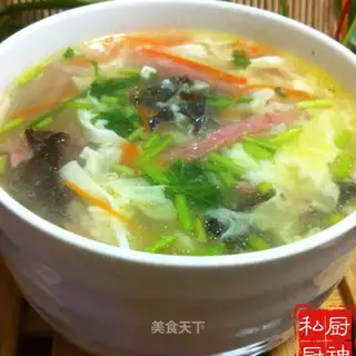 Pearl emerald plum soup