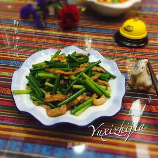 Garlic fried meat