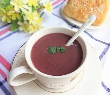 Black rice oatmeal