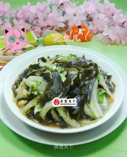 Garlic seaweed