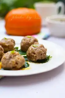 Lotus meatballs