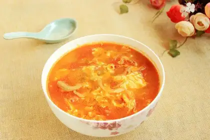 Potato and egg soup