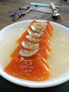 Silver ear lily pumpkin steam