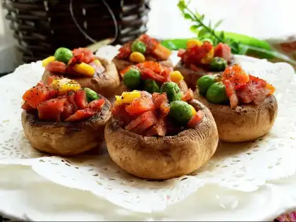 Black pepper bacon for mushrooms