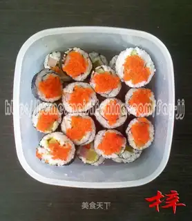 Ham crab sushi