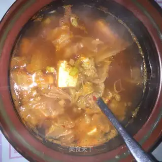 Pickle tofu soup