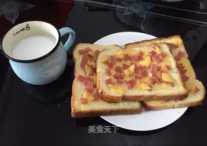 Cracked toast