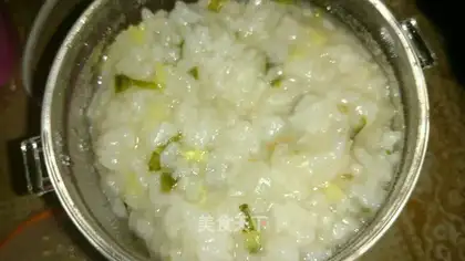 Vegetable congee