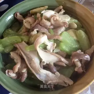 Burning pig belly