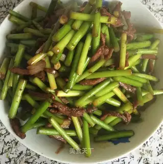 Garlic fried meat