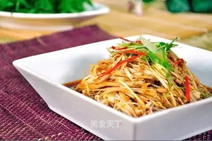 Crispy three silk