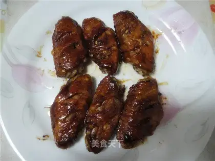 Roasted wings with honey sauce