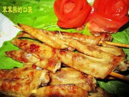 Garlic fin tips