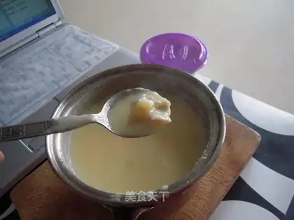 Corn flour sweet potato porridge