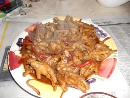Spicy chicken feet