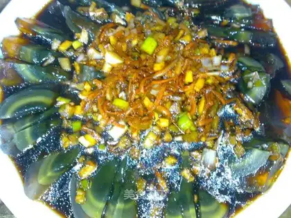 Preserved egg salad