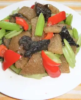 stir-fried tripe with celery