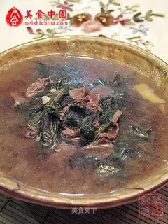 Beef soaked with perilla