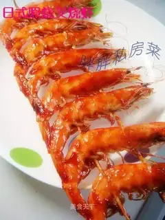 Japanese-style terrayaki pork and shrimp