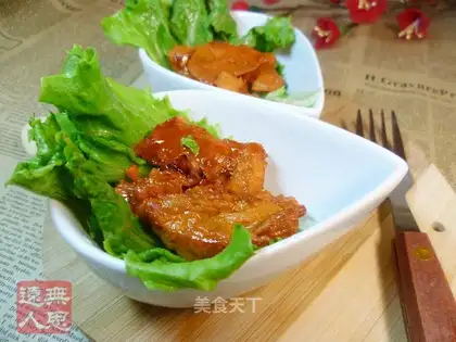 fried pork with garlic