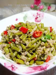 Minced pork and sour beans