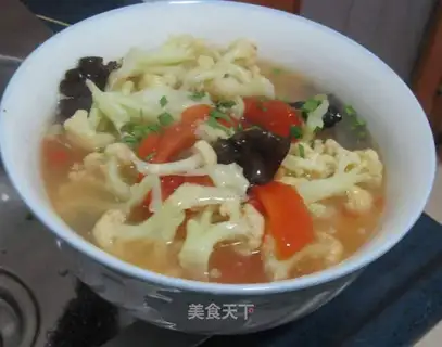 cauliflower red jade soup