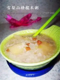 Sydney hawthorn glutinous rice porridge
