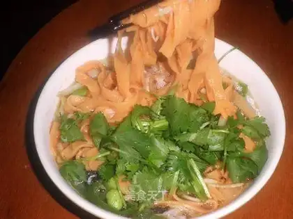 Three-shredded pumpkin noodle