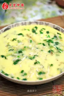 Steamed eggs with whitebait