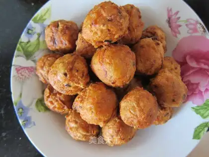 carrot bean dregs meatballs