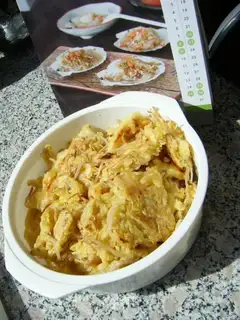 duck egg and pickle cake