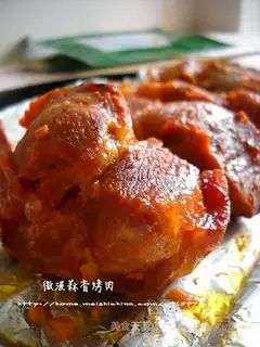 Microwave garlic barbecue