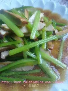 stir-fried celery