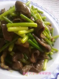 stir-fried pork heart