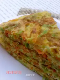 Zucchini egg cake