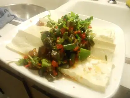 Preserved egg tofu