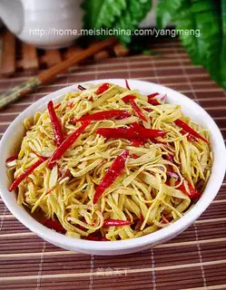 stir-fried dried shredded