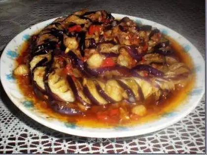 Panlong minced pork and eggplant