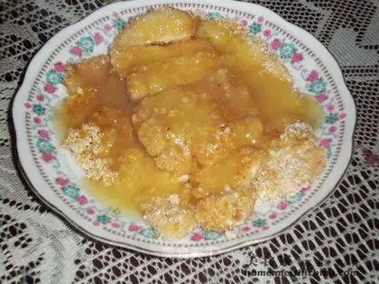 Crispy lemon chicken nuggets