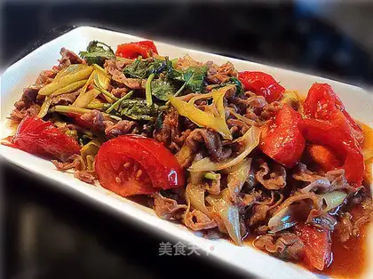 Stewed mutton with tomato