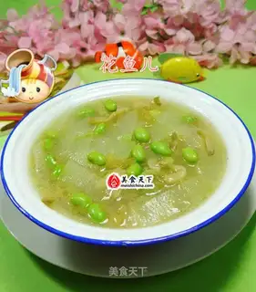 Squeeze the cabbage and cook the melon