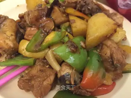 Potato pepper chicken