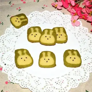 Tea bunny cookies