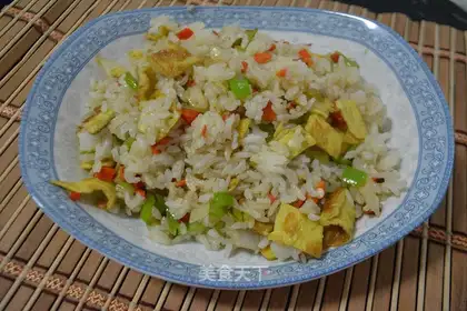 Homemade egg fried rice