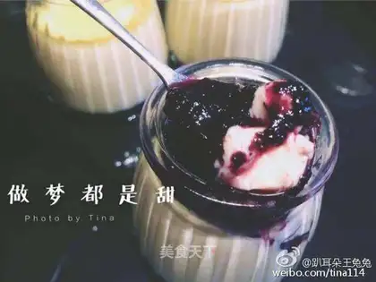 Blueberry pudding