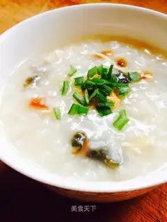 It's a wide-boiled egg silk congee