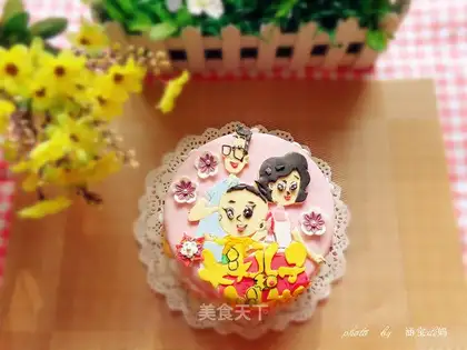 Rolling sugar cake