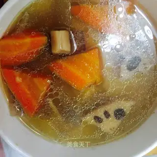 Carrot lily, cowtail soup