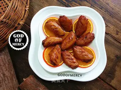 Roasted chicken wings