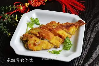 Fried mackerel